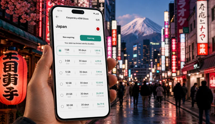 Japan eSIM: Mobile Connection and Internet