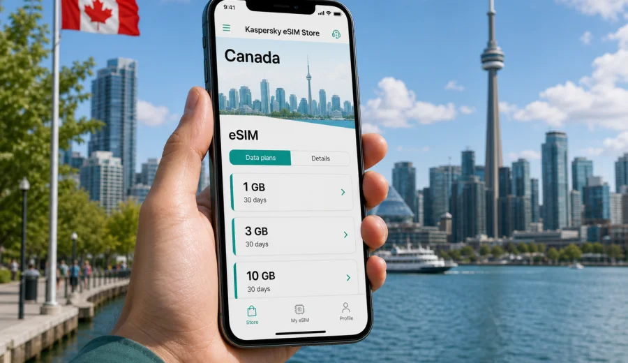 Canada eSIM: mobile connection and internet