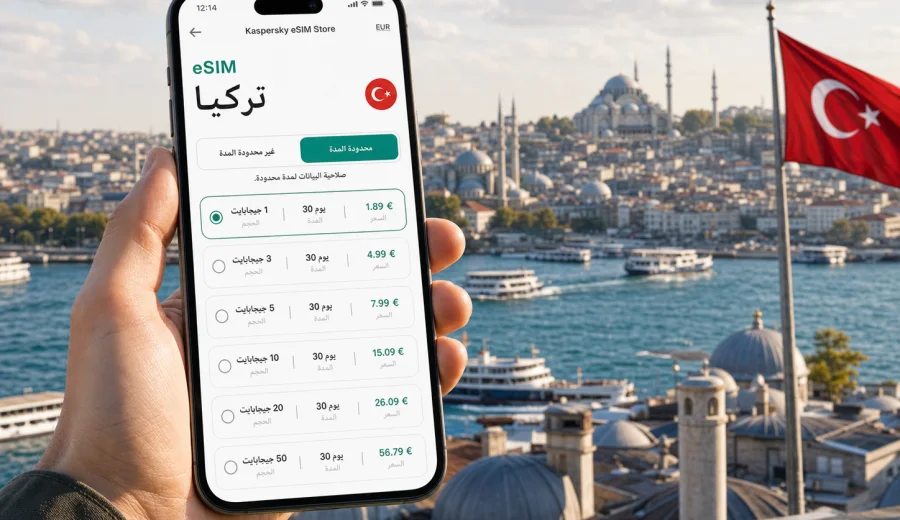 eSIM تركيا: الاتصال المحمول والإنترنت